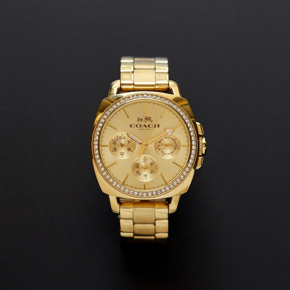 Coach Boyfriend Watch 💫 Gold